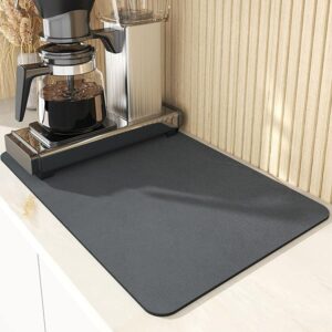 Water Absorbent Dish Drying Mat For Kitchen Utensils