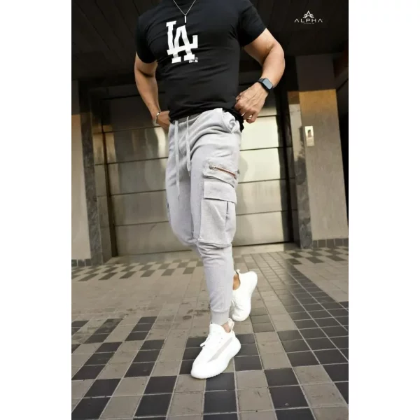 Men's Cotton Texture Stretchable Jogger