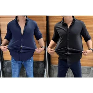 Men's Slim Fit Casual Shirt Combo of 2