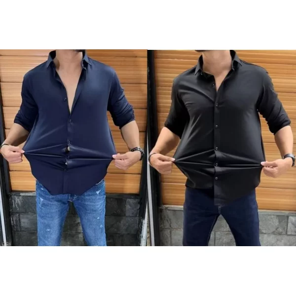 Men's Slim Fit Casual Shirt Combo of 2