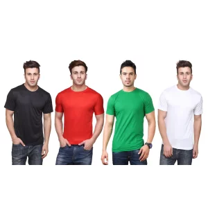 DRI - FIT Round Neck Men's T-shirt (Pack of 4)