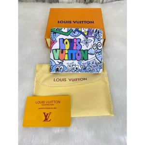 Multicolor Louis Vuitton Wallet with Og Box Dust Bag