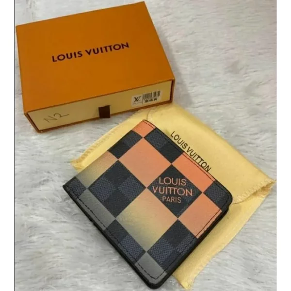 Louis Vuitton Checks Wallet With Og Box Dust Bag