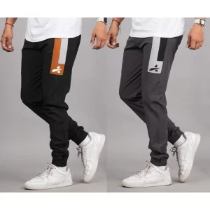 Men's Lycra Contrast Panel Jogger