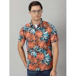 Men's  Rayon Printed Half Sleeves Regular Fit Casual shirt